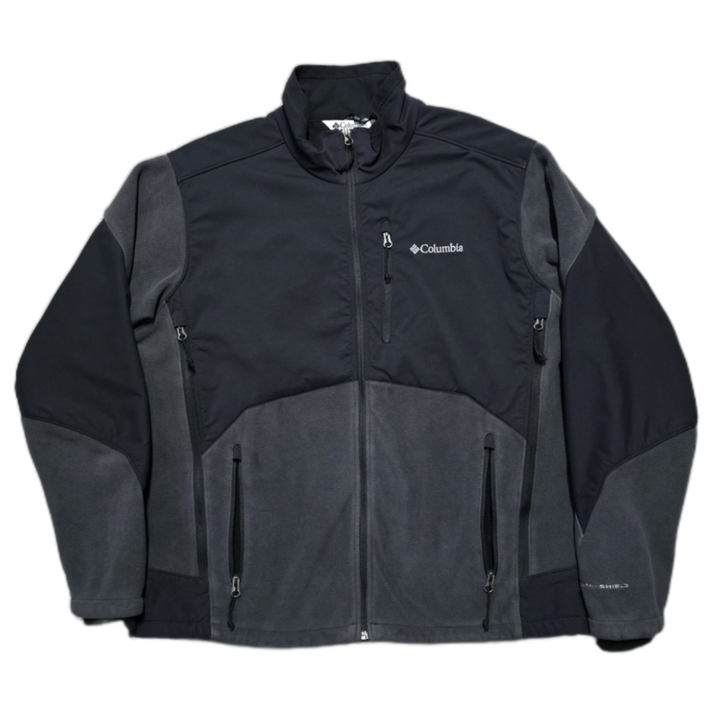 Columbia Interchange‎ Ten Trail III Fleece Full Zip Jacket Mens XL Vented Omni
